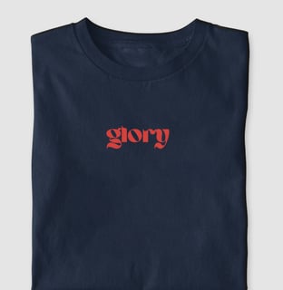 Nome do produto T-shirt frase: Glory (Glória)