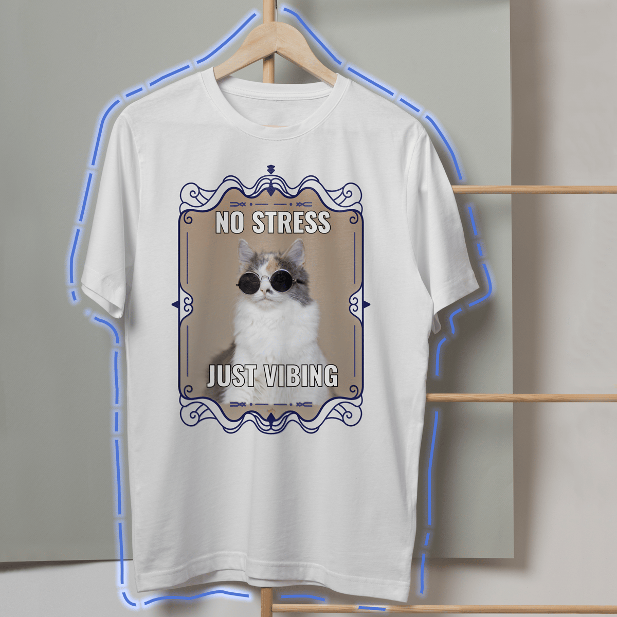 Nome do produto: No Stress, Just Vibing Cat