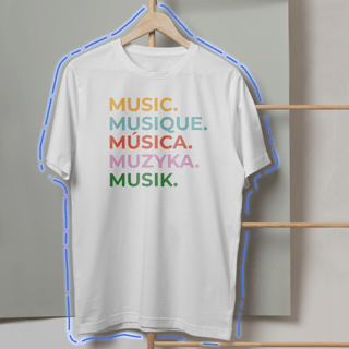 Nome do produto Music. Musique. Música. Musyka. Musik.