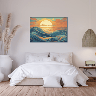 Nome do produto 2D Ocean Waves - Art Code: 004