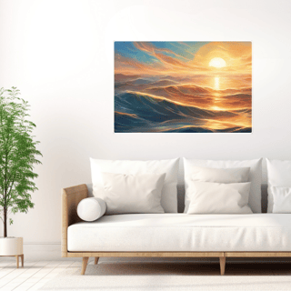 Nome do produto 2D Ocean Waves - Art Code: 003
