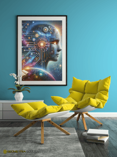 Nome do produto Floating Brain - Art Code: 008
