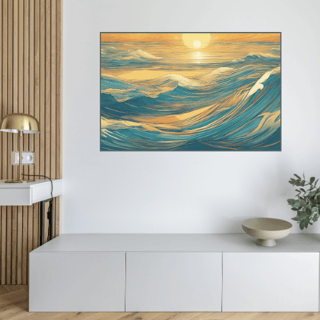Nome do produto 2D Ocean Waves - Art Code: 005