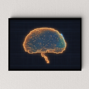 Nome do produto Floating Brain - Art Code: 007