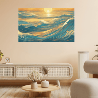 Nome do produto 2D Ocean Waves - Art Code: 005