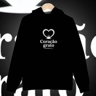 Moletom Prime Canguru Coração Grato