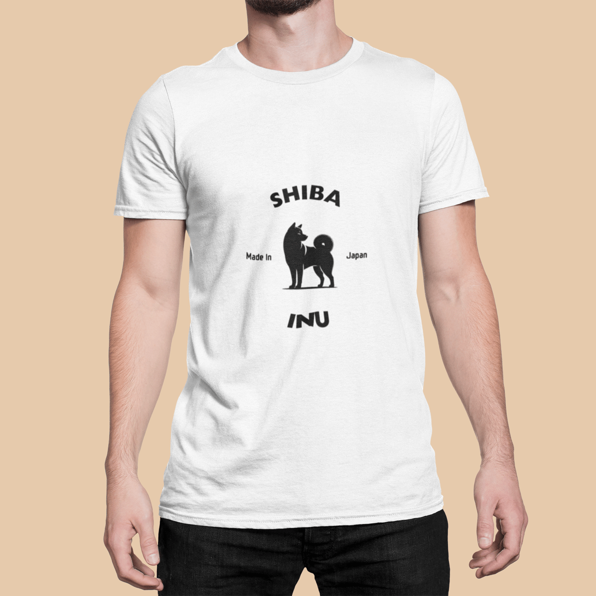 Nome do produto: T-Shirt Shiba Inu Made in Japan White