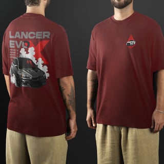 Nome do produto Oversized Premium - Lancer Evo X 