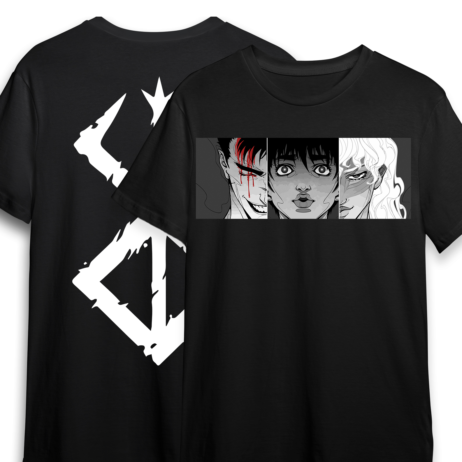 Camiseta - Faces Berserk