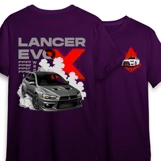 Nome do produto Camiseta Lancer Evo X