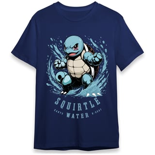 Camiseta Squirtle - Iniciais 