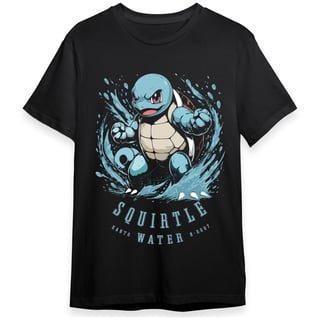 Nome do produto Camiseta Squirtle - Iniciais 