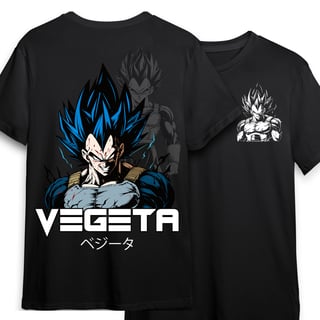 Camiseta Super Vegeta - Príncipe dos Saiyajins 