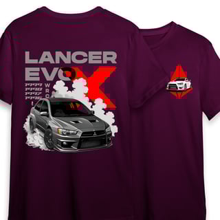 Nome do produto Camiseta Lancer Evo X