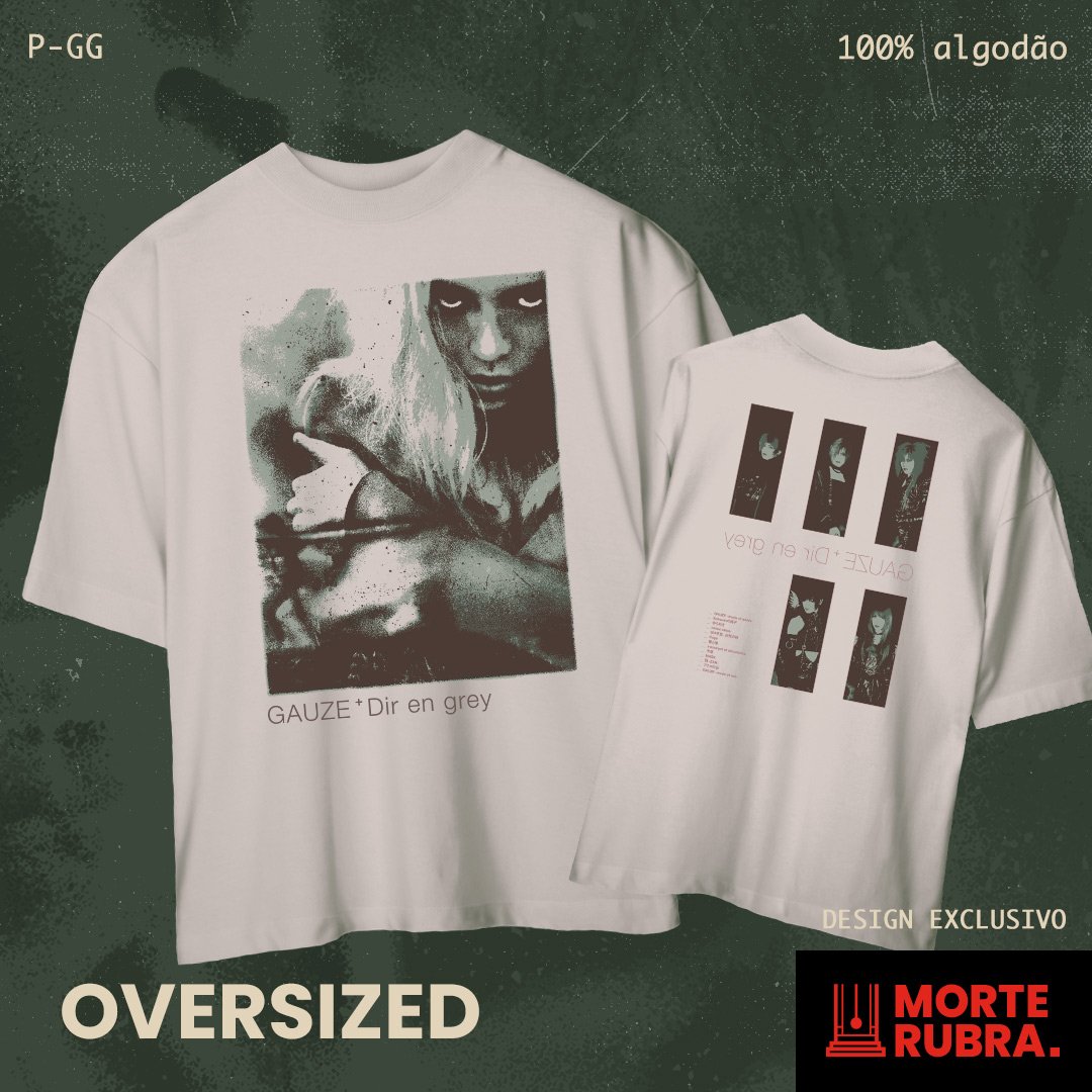 Nome do produto: Dir en grey - GAUZE (OVERSIZED OFF-WHITE)