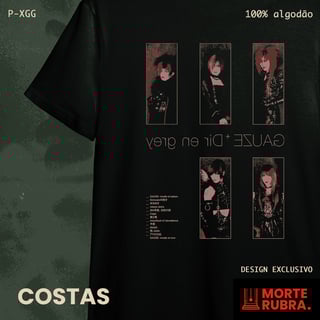 Nome do produto Dir en grey - GAUZE (PRETA)