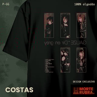 Nome do produto Dir en grey - GAUZE (OVERSIZED PRETA)