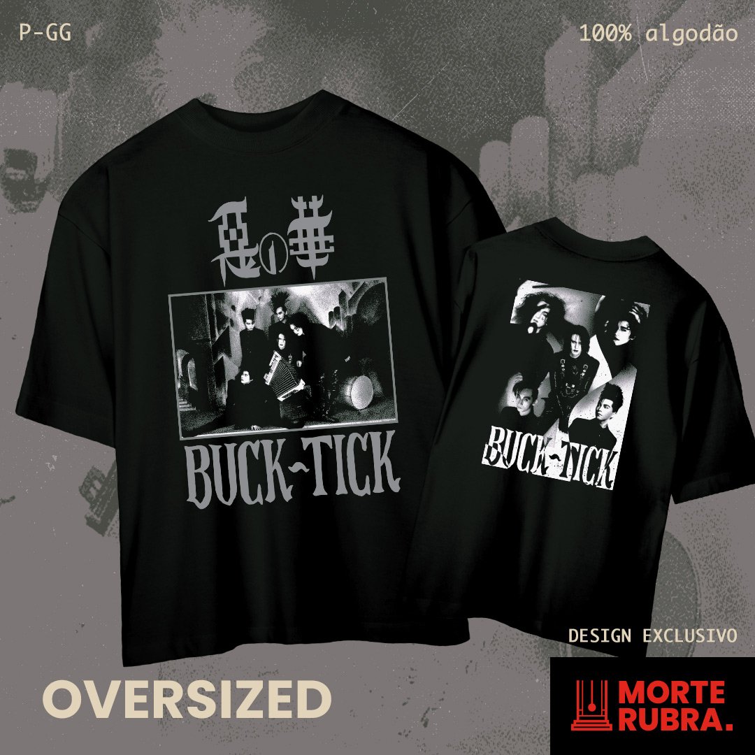 Nome do produto: Buck Tick - Aku no Hana (OVERSIZED PRETA)