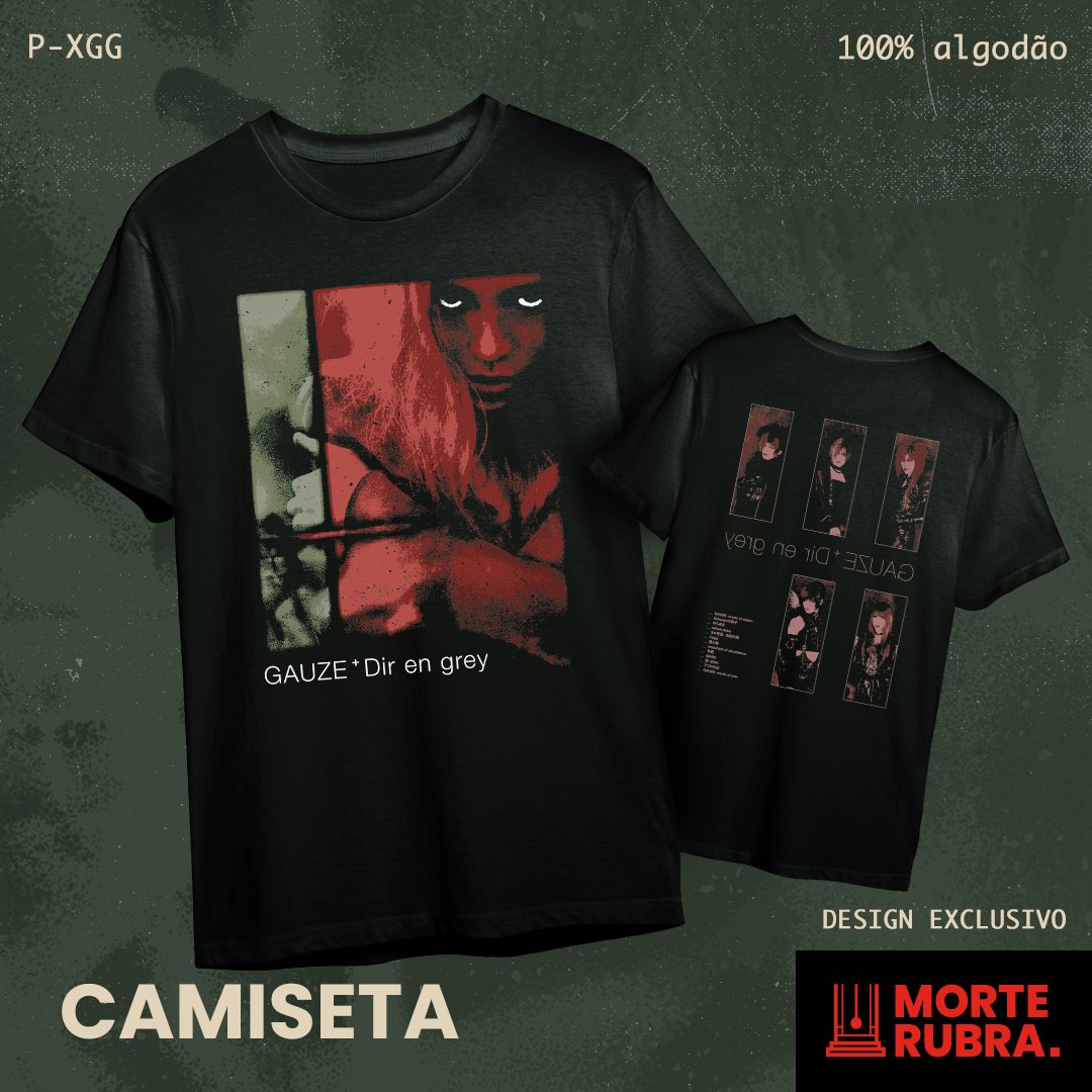 Nome do produto: Dir en grey - GAUZE (PRETA)