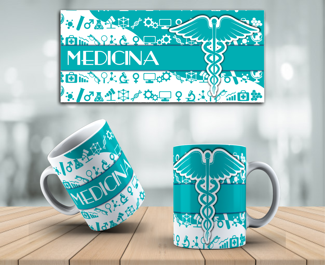 Nome do produto: CANECA PROFISSÕES - MEDICINA