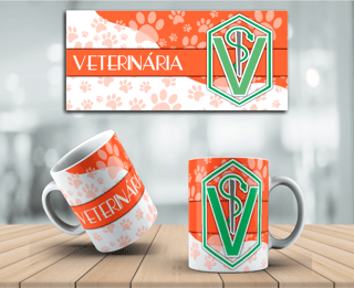 CANECA PROFISSÕES - VETERINÁRIA