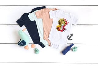 BODY INFANTIL - GOKU SAIYAJIN