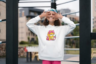 MOLETOM CANGURU CAPUZ - LISA SIMPSON