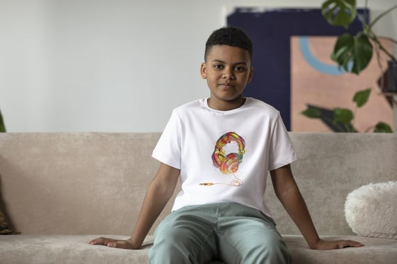 CAMISETA INFANTIL FONE