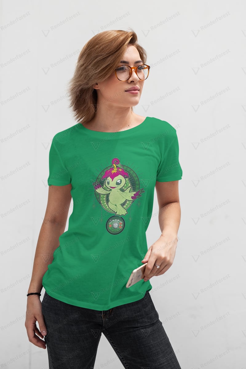 Nome do produto: Baby Look Digimon - Palmon Sinceridade