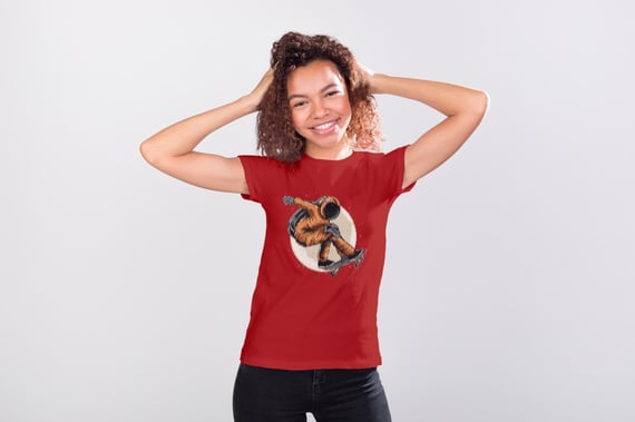 BABY LOOK SKATE ASTRONAUTA