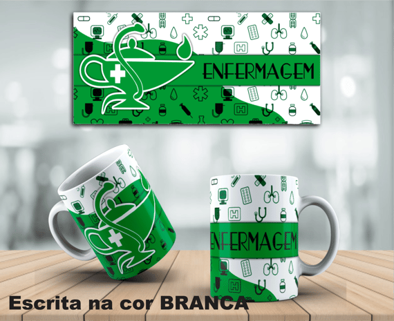 CANECA PROFISSÕES - ENFERMAGEM