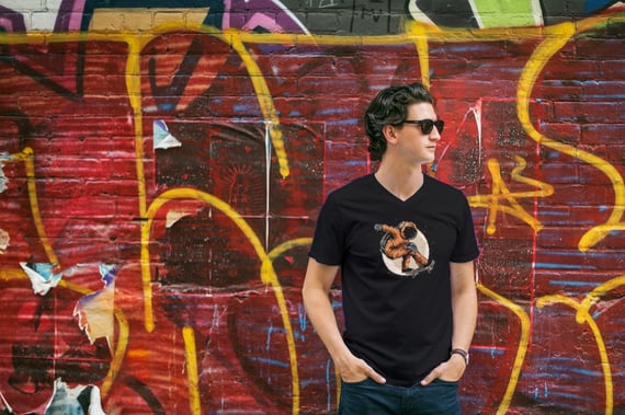 CAMISETA SKATE ASTRONAUTA