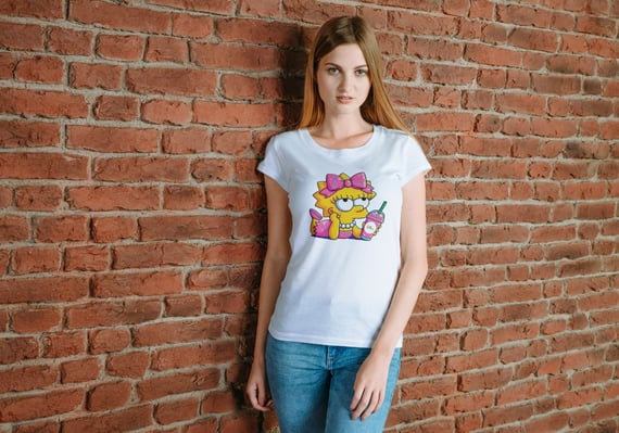 CAMISETA BABY LOOK FEM. - LISA