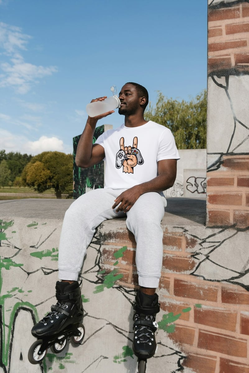 Nome do produto: CAMISETA ADULTO - ROCK PLAYER