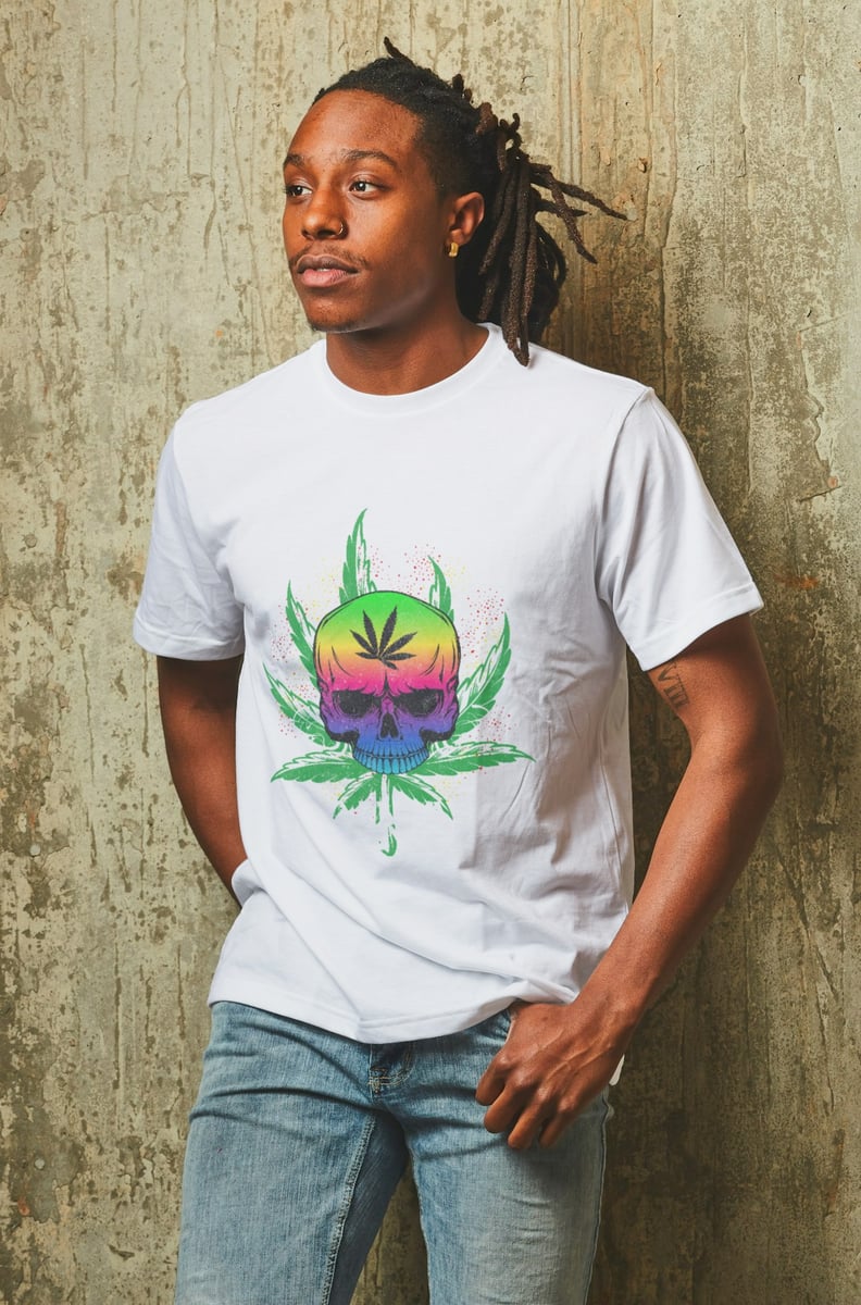 Nome do produto: CAMISETA SKULL COLLOR SMOKE