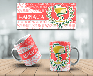 Nome do produto CANECA PROFISSÕES - FARMÁCIA