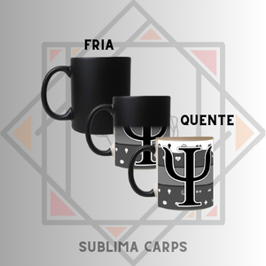 Nome do produto: CANECA MÁGICA PROFISSÕES PSICOLOGIA