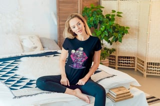 Nome do produto BABY LOOK HARLEY QUINN - ARLEQUINA