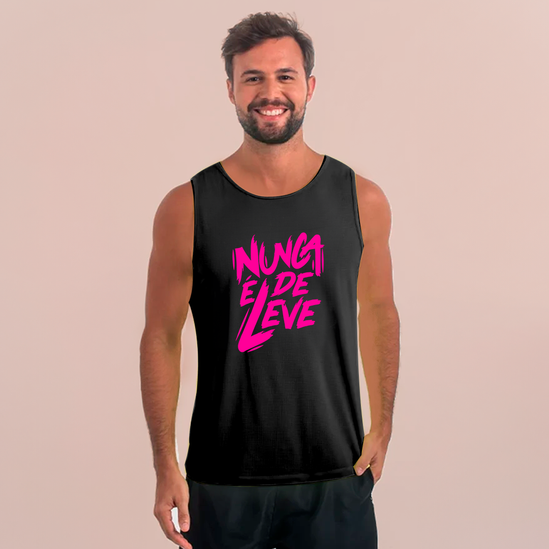 Nome do produto: Regata SPORT Dry Masculina - Nunca é de Leve