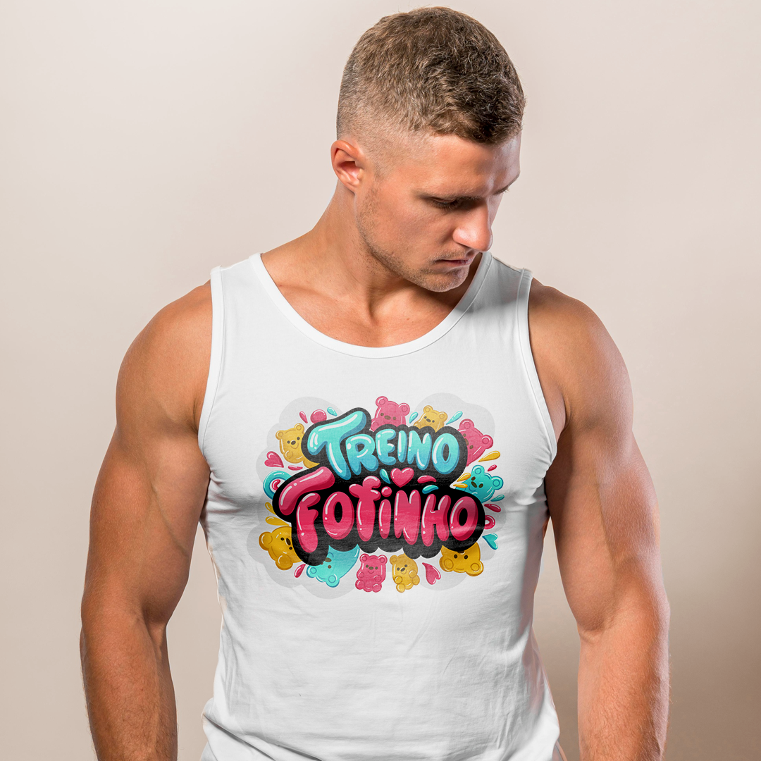 Nome do produto: Regata Algodão - Treino Fofinho