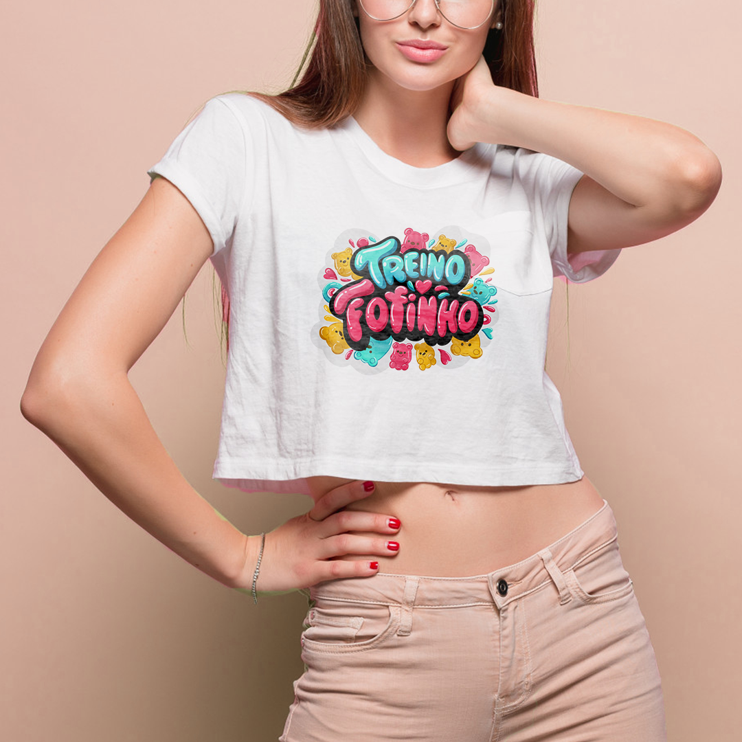 Nome do produto: Cropped - Treino Fofinho