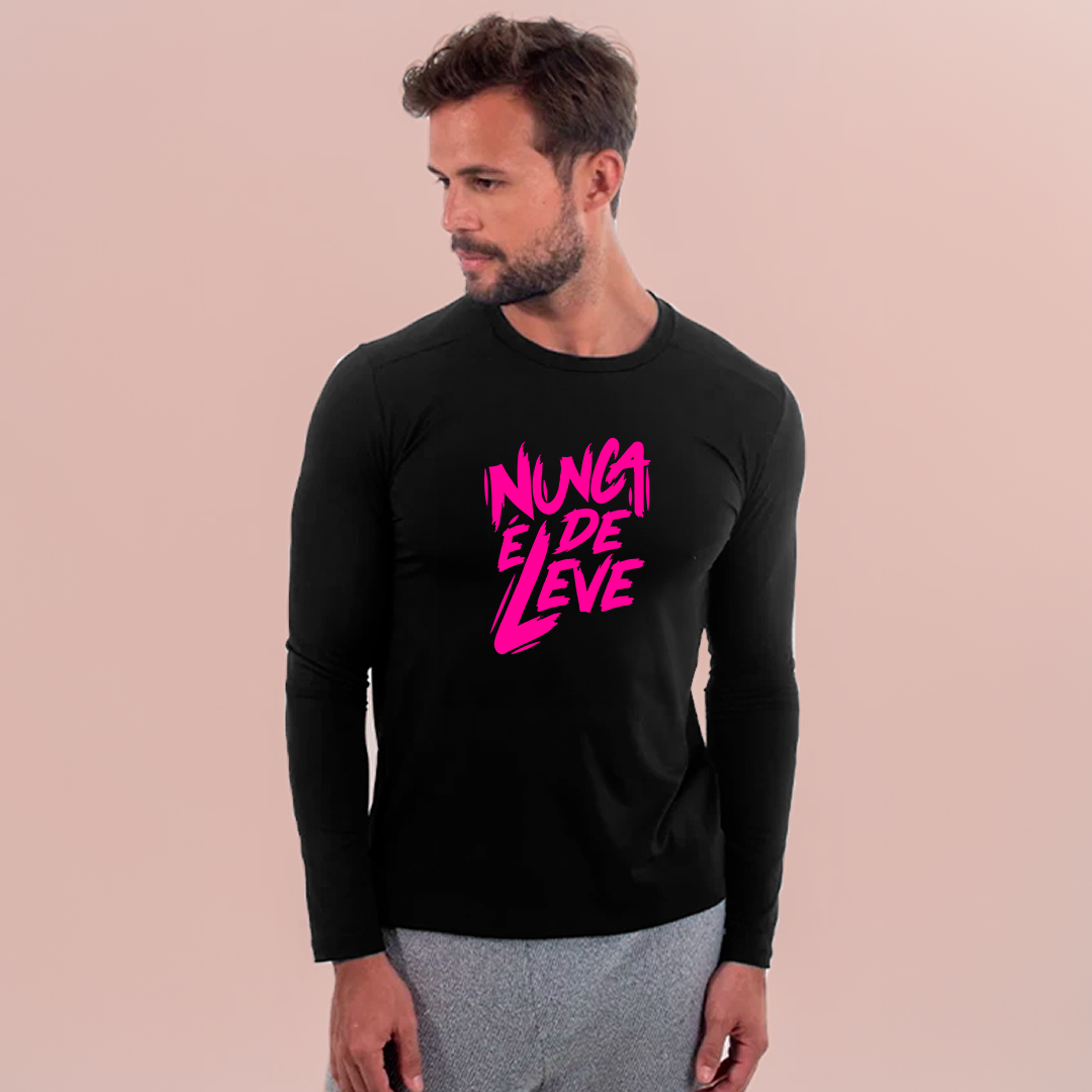 Nome do produto: Manga Longa SPORT Dry - Nunca é de Leve