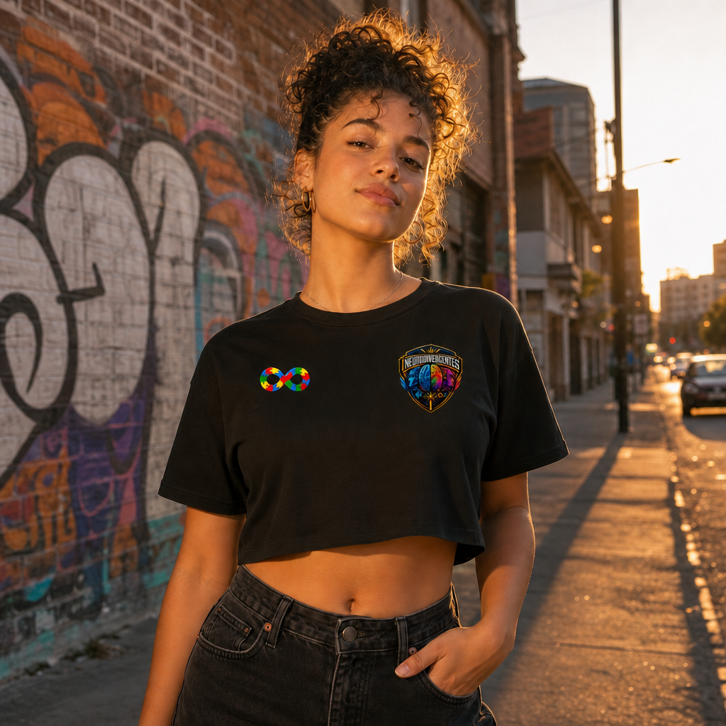 CAMISA CLUB NEURODIVERGENTE - Cropped