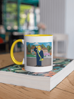 Nome do produto Caneca Verde Amarela Simpsons
