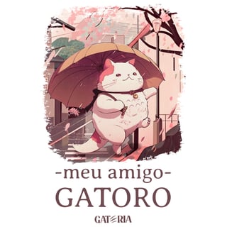 Nome do produto Moletom Canguru Totoro - Meu Amigo Gatoro