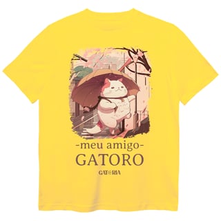 Nome do produto Camiseta Totoro - Meu Amigo Gatoro