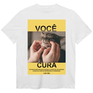 Camiseta Você Cura - Branco