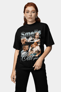 Nome do produto Camiseta Kurt Cobain - Smells Like Cat Spirit - Preto