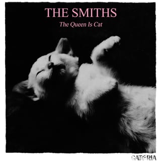Nome do produto Moletom The Smiths - The Queen Is Cat - Branco