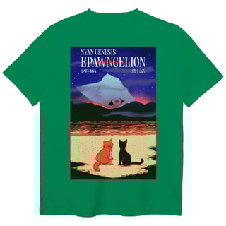 Nome do produto Camiseta Evangelion - Nyan Genesis